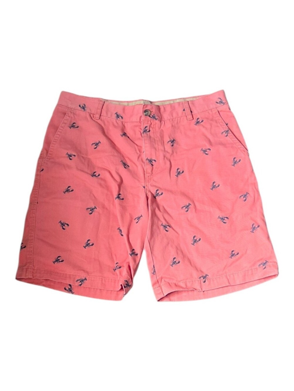 IZOD Lobster Shorts Coral Color Size 36 Mens